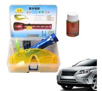 Kit rilevatore di perdite CA per auto, set di strumenti per il rilevamento del refrigerante, tester versatile, strumento diagnostico HVAC, per frigorifero, elettrodomestico, condizionatore d'aria