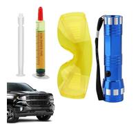Kit Rilevatore Perdite AC - Kit Rilevamento Perdite Olio | Rilevatore Accurato Di Protezione Della Luce UV CA, Strumento Torcia Per Agenti Fluorescenti | Accessorio Per Test Colorante Per Radiatore Mo