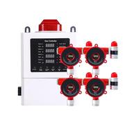 Kit rilevatore perdite gas industriali - Gas combustibile, CH4, GPL, antideflagrante, allarme gas tossico(LEL four channel)