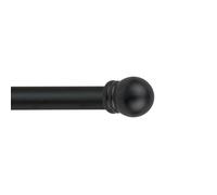 Kit riloga per tende boccia Ø 20-17 mm L 120-210 cm nero Nero