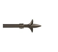 Kit riloga per tende giglio Ø 20-17 mm L 160-300 cm bronzo Bronzo