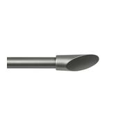 Kit riloga per tende tronchetto Ø 20-17 mm L 120-210 cm nichel Nichel
