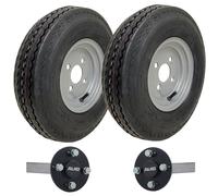Kit rimorchio 4,80/4,00x8 ruote 6 strati P811 4/100 mm PCD ALKO mozzo e assi ...