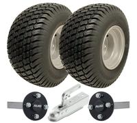 Kit Rimorchio ATV 18x8.50-8 Ruote Wanda P332 Con Assi ALKO + Gancio 750kgs