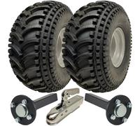 Kit rimorchio ATV 22x11,00-8 Open Centre P308 ruote assi e gancio capacità 31...