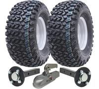 Kit rimorchio ATV utility 22x11,00-10 ruote assi 40 mm x 40 mm e gancio fuso 90