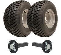 Kit rimorchio per erba ATV 18x9,50-8 Wanda P332 modello erba ruote assi stub ...