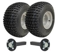 Kit rimorchio quad ATV 18x9,50-8 ruote pomellate mozzo e assi stub capacità 2...