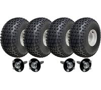 Kit Rimorchio Quad ATV Manopola Doppio Assale 22x11.00-8 Strada Capacità di C...