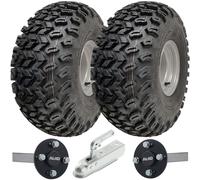 Kit rimorchio quad ATV utility 22x11,00-8 ruote assi ALKO e capacità gancio 7...