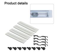 Kit Rimozione Barre Portatutto Semplificate Include Coperture e Bulloni per Toyo