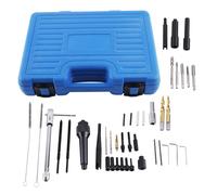 Kit Rimozione Candele for Auto con Maschi Filettatura Spazzole Pulizia M8 M10