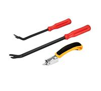 Kit Rimozione di Graffette per Tappezzeria con Estrattore, Rimozione della clip pinza, Strumento di Rimozione Auto, Rivetti Clip Pinze Fastener Remover Puller Tool Kit - 3 Pz