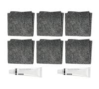 Kit Rimuovi Graffi Auto Professionale - 2 Pezzi Pasta Abrasiva per Carrozzeria (15ml) e 6 Panni Lucidatura (10x10cm), Polish Auto per Graffi Leggeri e Rinnova Fari, Manutenzione Vernice