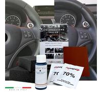 Kit Rinnova Colore Volante BORDò ROSSO PORSCHE 718 BOXSTER Ritocco Interni