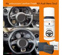Kit Rinnova Colore Volante Pelle Audi NERO SOUL Ritocco Interni Avant S Line
