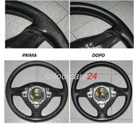 Kit Rinnova Colore Volante Pelle VW Golf NERO F02 Ritocco Interni Sigillante 6 7