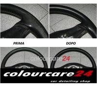 Kit Rinnova Colore Volante Pelle VW NERO F02 Ritocco Interni Golf colourcare24