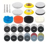 Kit Rinnova Fari Auto 133 Pcs, Kit Lucidatura Fari Auto, Dischi Abrasivi 75mm, Lucida Fari Auto, Carta Vetrata per Levigatrice Bagnati e Asciutti, Pulizia Fari Auto Opachi, Lucidatura Auto e Superfici