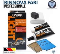 KIT Rinnova Fari PROFESSIONALE Lucida, Sbianca, Rimuove Graffi, MADE IN GERMANY
