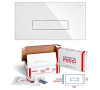 KIT RINNOVA PLACCA PUCCI SARA 1 TASTO 33 X 18 BIANCA 80179660