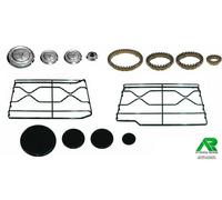 KIT RINNOVO ADATTO ARISTON X PF640 GRIGLIE + BRUCIATORI COMPLETI P 0256 S 231