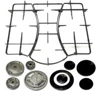 Kit rinnovo completo griglie + spartifiamma per cucina Hotpoint Ariston PH640MST