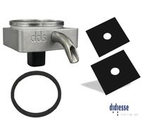 KIT RINNOVO PORTACIALDA COMPLETO ALLUMINIO 2 SPESSORI GUARNIZIONI DIDIESSE FROG