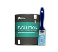 Kit Rio Verde Renner Evolution Smalto per tutte le superfici 750ml con Pennello Waga Paint (Alloro)