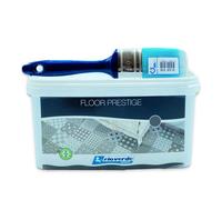 Kit Rio Verde Renner Floor Prestige 2,5LT + Pennello Waga Paint 50mm Vernice ad Alta Resistenza per Pavimenti (ANTRACITE - RB 2470)