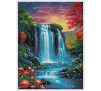Kit Riolis per punto croce contato "Cascata magica", 30x40cm, fai da te