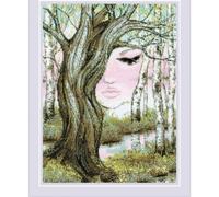 RIOLIS Awakening 2225, Kit Punto Croce Natura 30 x 40 cm, per Principianti e Avanzati, Kit Ricamo per Adulti, Contato