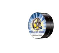 Kit Ripara Cerchione - Balsamo Riparativo Ruota | Pasta Lucidante Mozzo | 50ml, Con Spugna, Per Auto Cerchi Lega Pneumatici, Rimozione Scolorimento Ossidazione, Restauro Esterno