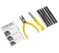 Kit ripara gomme 7 pz. adatto a tutti gli pneumatici tubeless per auto, moto, sc