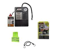 KIT RIPARA PNEUMATICI GONFIA E RIPARA GOMME PER AUTO MOTO SCOOTER BICI QUAD COMPATIBILE CON KYMCO AGILITY 50 CARRY KIT RIPARAZIONE FORATURE GOMME SET GONFIAGGIO RAPIDO FLACONE DA 280ML