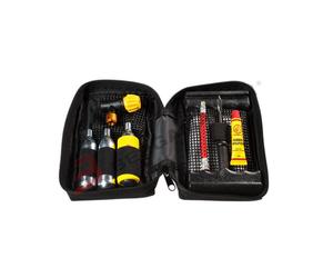 KIT RIPARA RIPARAZIONE GOMME BKR DELUXE CON BORSETTA UNIVERSALE MOTO E SCOOTER