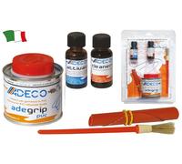 KIT RIPARAZIONE BATTELLI GOMMONI NAVETTE PNEUMATICI IN PVC GRIGIO CHIARO