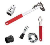 Kit Riparazione Bici Completo con Estrattore Manovella Supporto e Cassetta