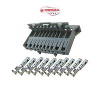 Kit Riparazione Cablaggio Connettore Grigio Body Computer Fari Luci Fiat Panda