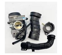 Kit Riparazione Carburatore Con Collettore Di Aspirazione A 3 Pezzi Tubo Di Aspirazione Dell'aria TK Per Jianshe Per Loncin Per Bashan 250cc ATV Quad ATV 250 JS250 Carburatore
