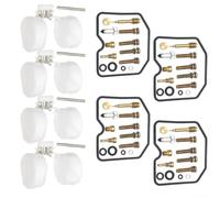 Kit Riparazione Carburatore per eliminator 4 Set Completi Kit | Include guarnizioni membrane per tubi per filtro, valvole candela accensione, pompa innesco, installazione facile