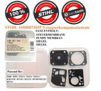 KIT RIPARAZIONE CARBURATORE STIHL® 41800071035 FS89/91/111/131/311 HT103 BT13...