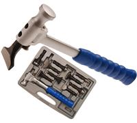 KIT RIPARAZIONE CARROZZERIA MARTELLO MARTELLI TESTE BATTITURA ATTACCO RAPIDO