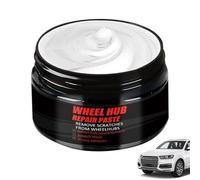 Kit Riparazione Cerchi,Pasta Lucidante Mozzi 50g con Spugna - Rimuovi Swirl con Spugna per Auto Camion - Ripristina Cerchi in Lega