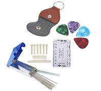 Kit Riparazione Chitarra, 36 Pezzi per Manutenzione e Regolazioni Comuni Set Strumenti Professionali for Chitarristi Principianti e Negozi Musica