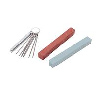 Kit Riparazione Chitarra, 8 Pezzi Strumenti Liutaio per Tasti | Lima Sella Ponte e Pietre Affilare, Attrezzi Professionali per Manutenzione, Custodia Portatile Inclusa