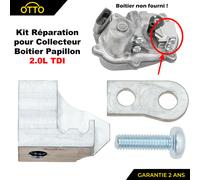 Riparazione Supporto Custodia Farfalla Colletore Aspirazione 03L129711AG