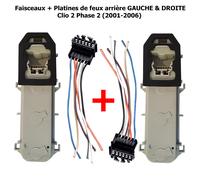 Kit Riparazione Connessione Scheda Fascio + Porta Luci Fanale Posteriore Clio 2