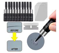 Kit riparazione crepe parabrezza per vetro auto 10 set strumenti di riparazione
