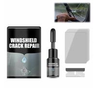 Kit Riparazione Crepe Vetro,Kit di Riparazione per Parabrezza,Kit Riparazione Parabrezza Auto,Parabrezza Auto,Glass Repair Liquido Kit,Auto Finestra Bicchiere Crepa Fritta Parabrezza Riparazione,20ml